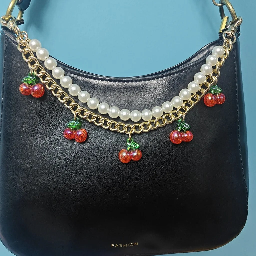 Sweet Cherry Luxe Bag Chain✨