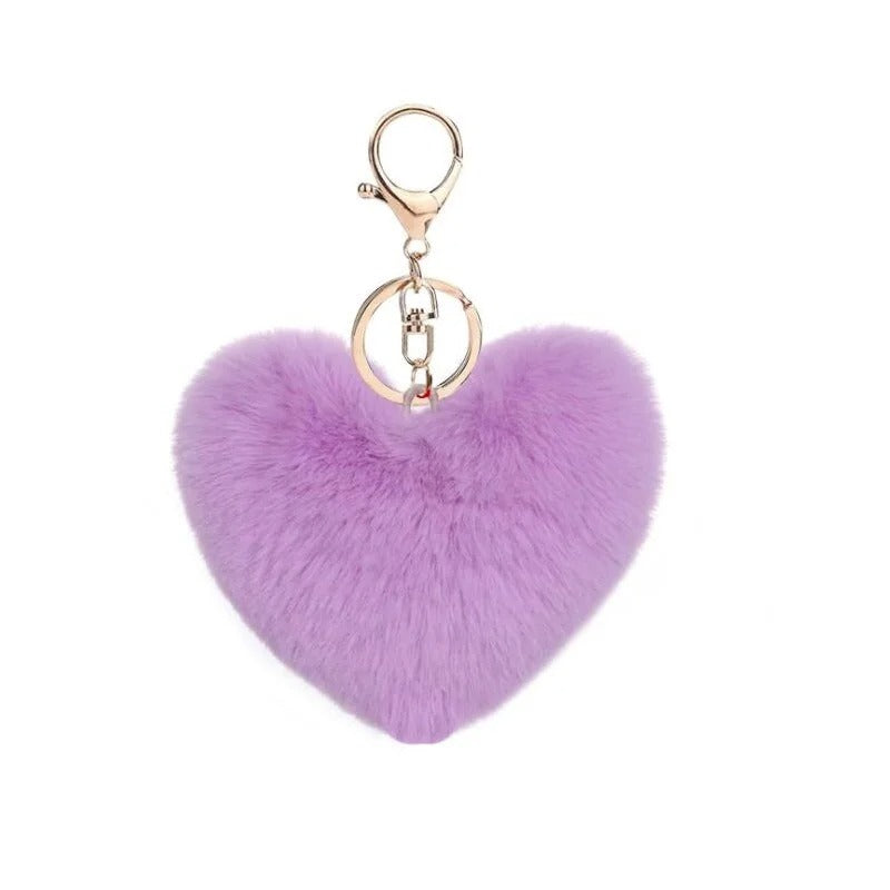 Fuzzy Heart Charm❤️