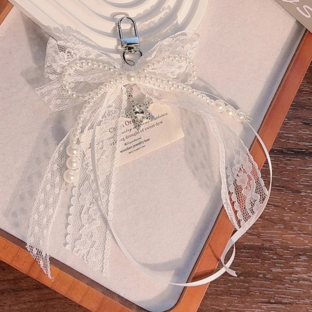 Lace Pearl Bow🎀