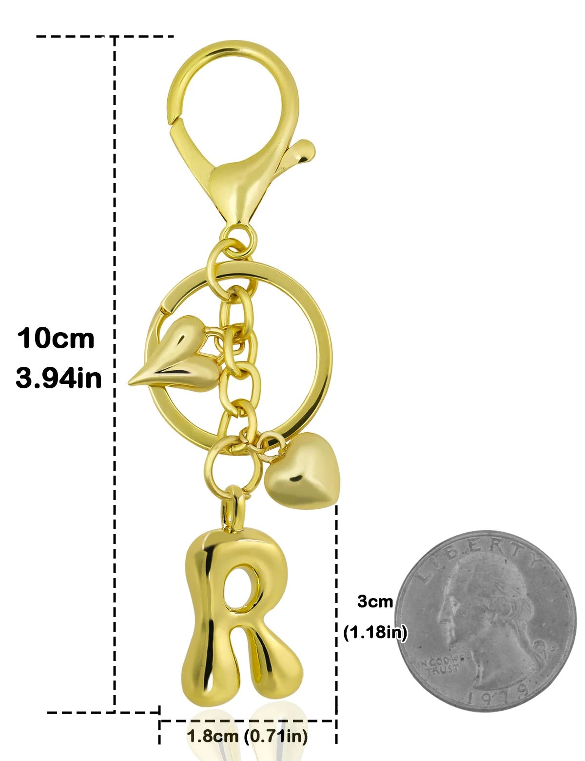 Gold Alphabet Charm✨