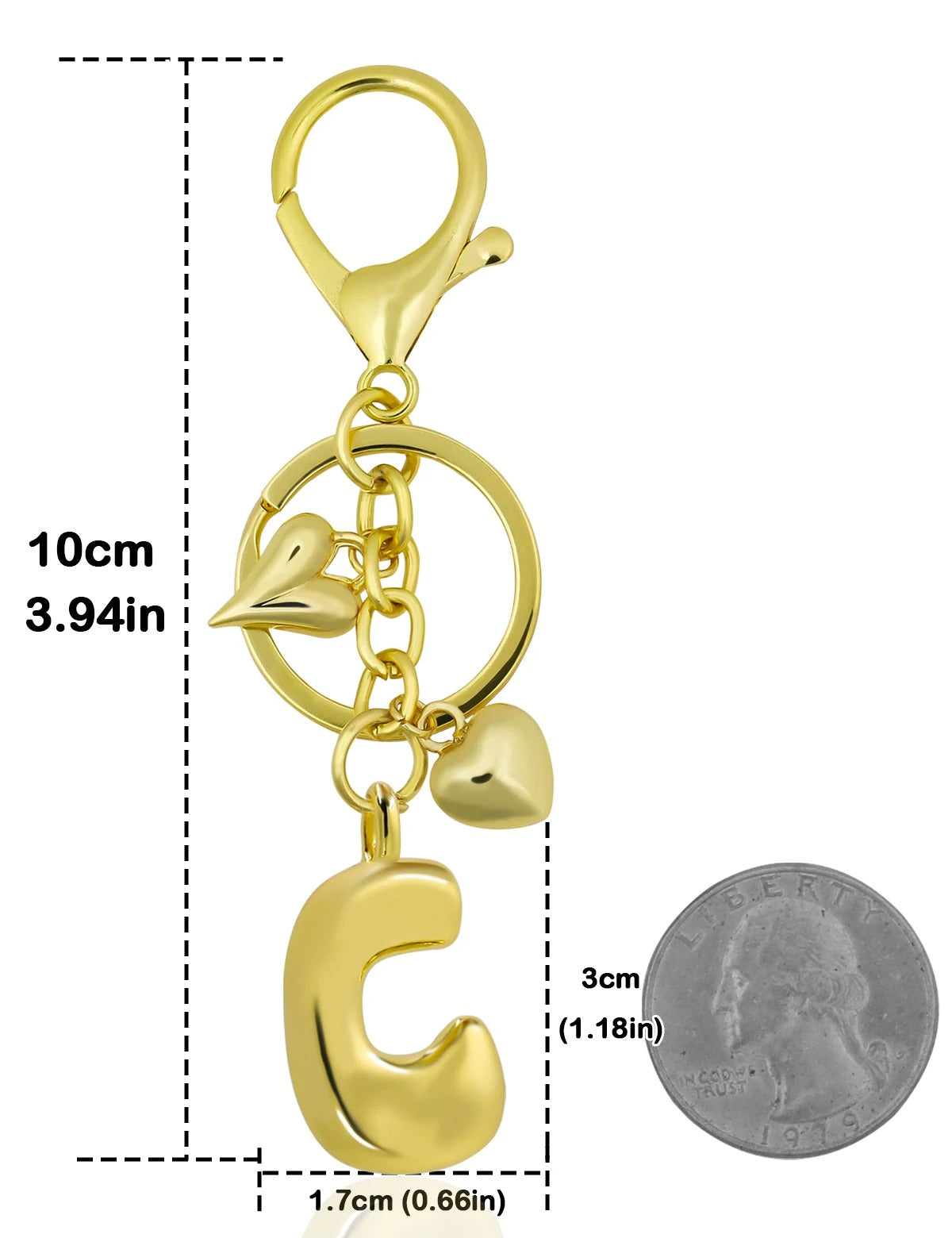 Gold Alphabet Charm✨