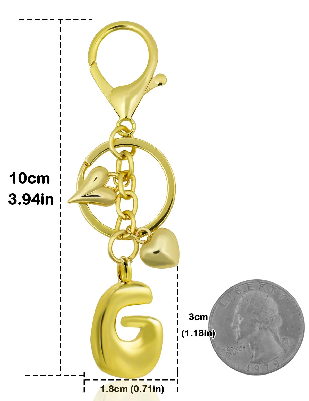 Gold Alphabet Charm✨