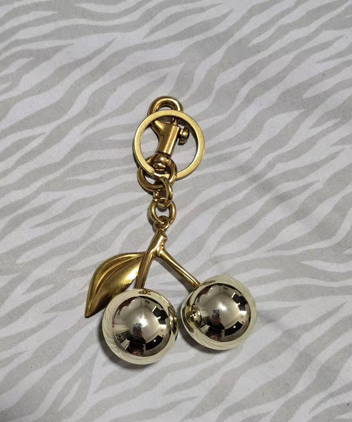 Gold Cherry Charm🍒