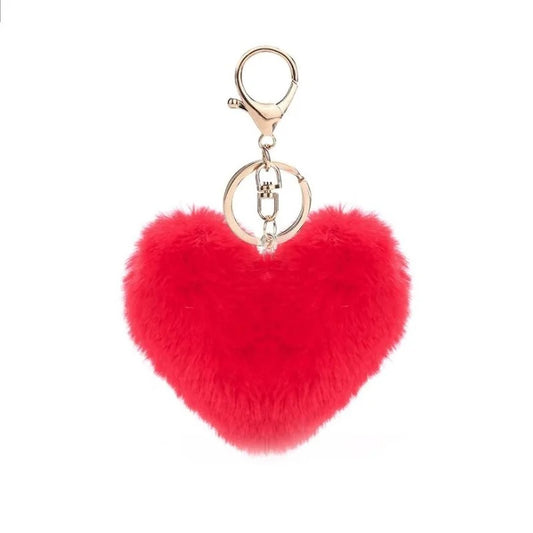 Fuzzy Heart Charm❤️