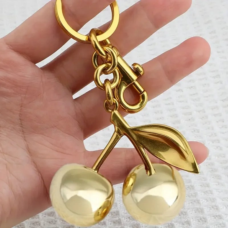 Gold Cherry Charm🍒