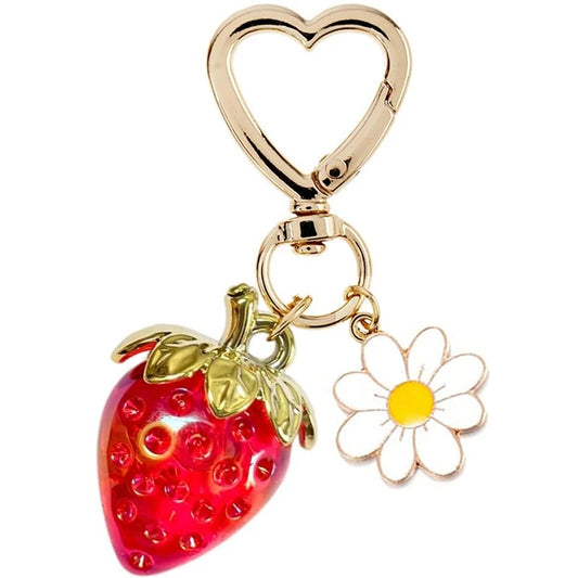 Strawberry Flower Charm🍓