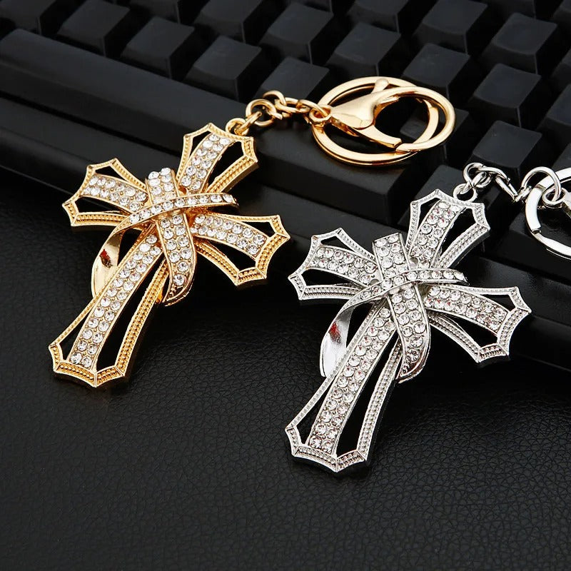 Crystal Cross Charm✨