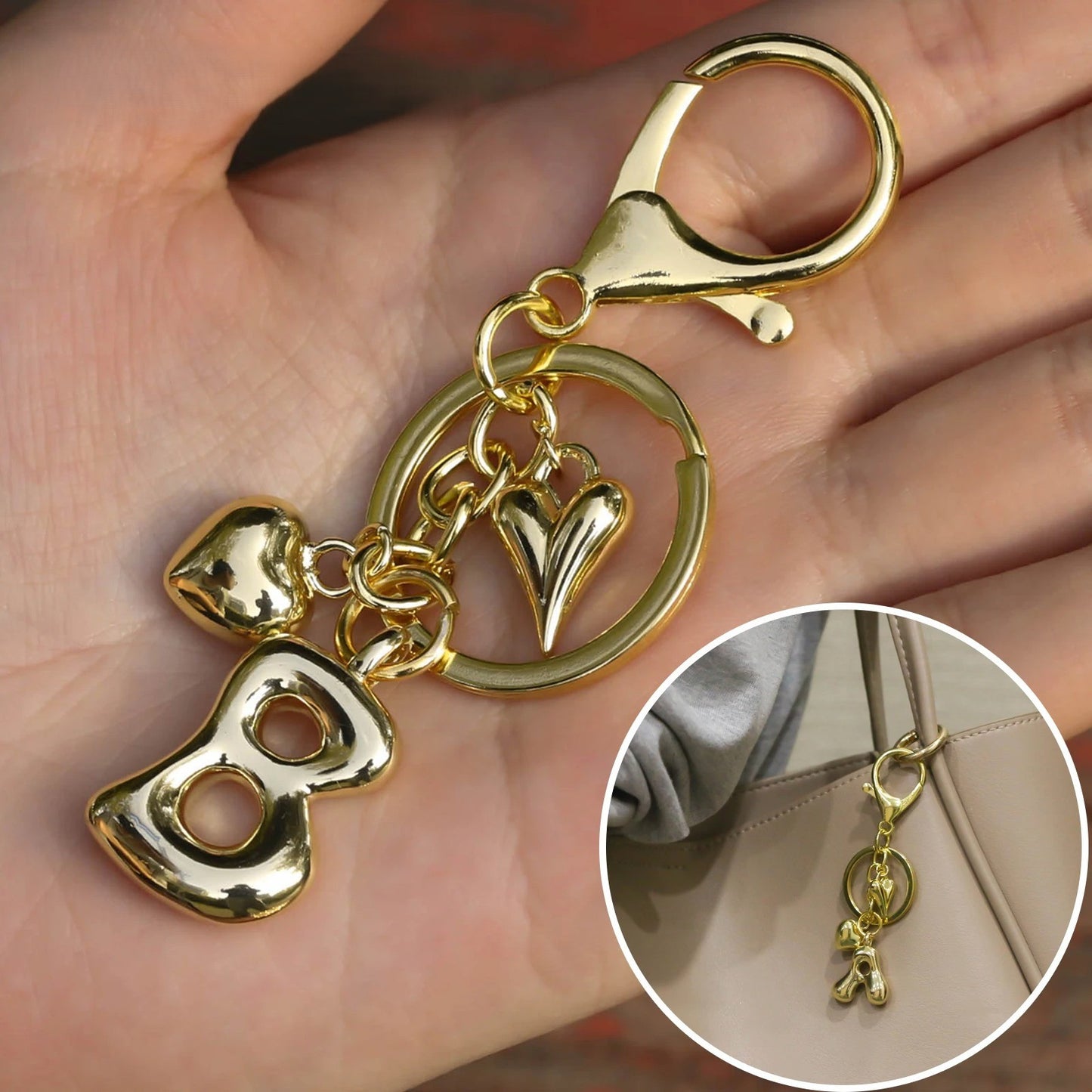 Gold Alphabet Charm✨