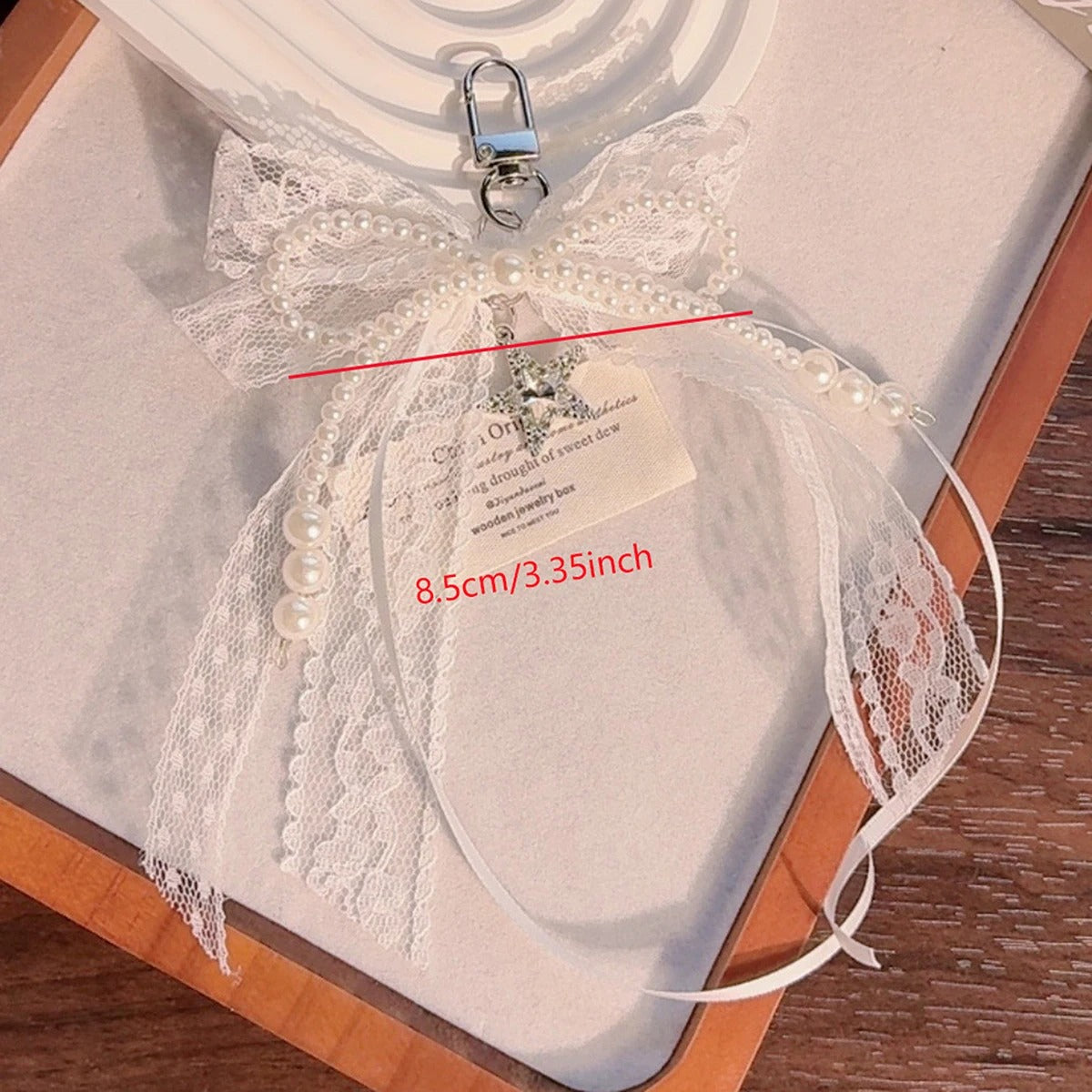 Lace Pearl Bow🎀