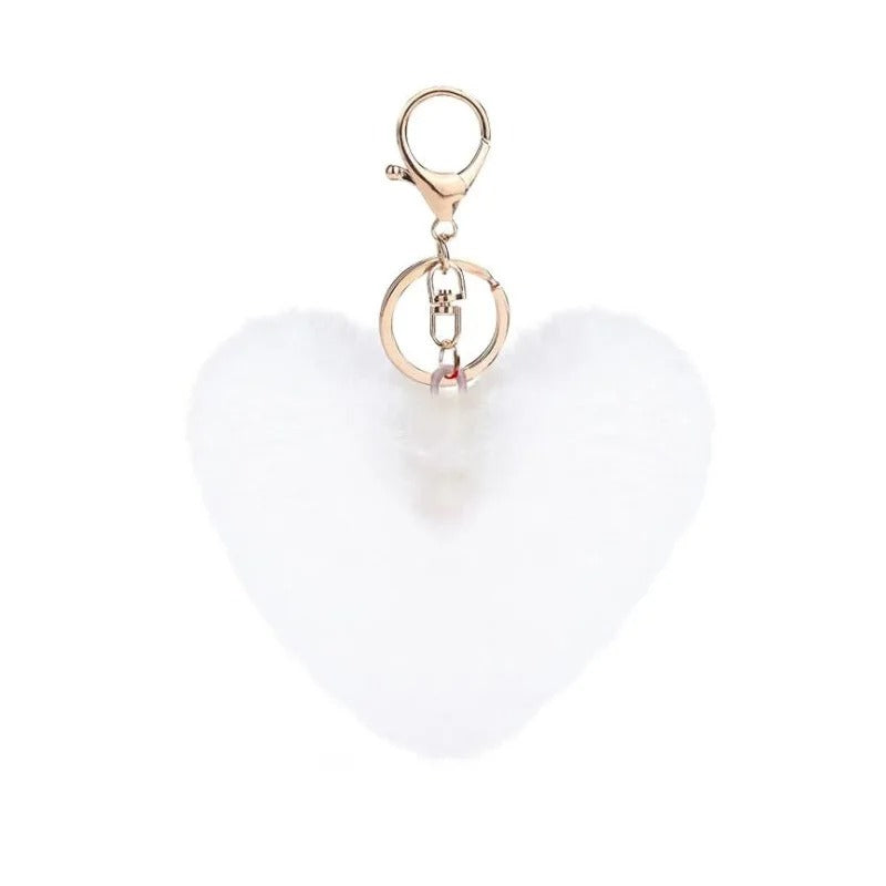 Fuzzy Heart Charm❤️
