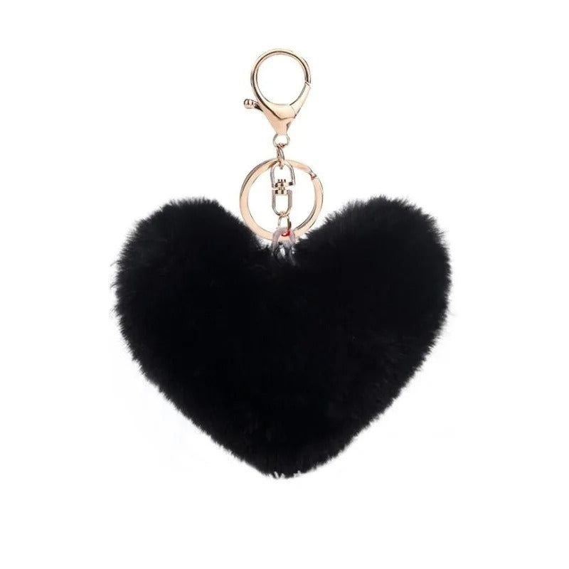 Fuzzy Heart Charm❤️