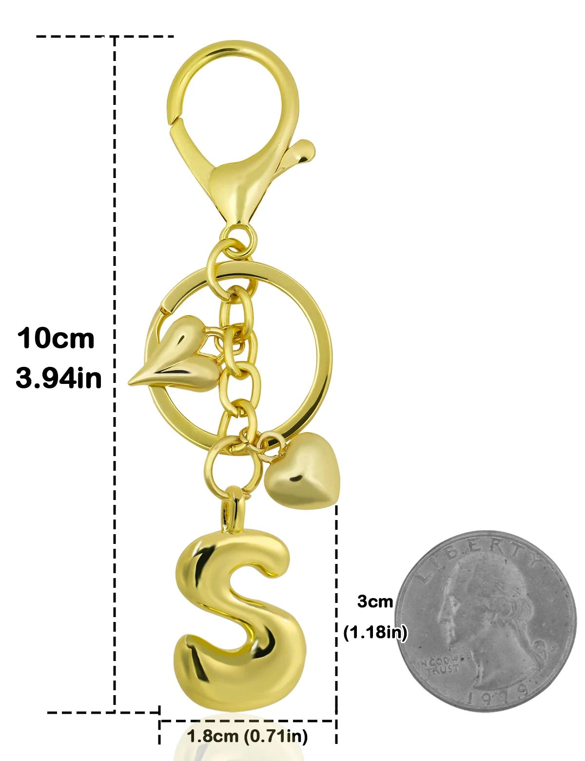 Gold Alphabet Charm✨