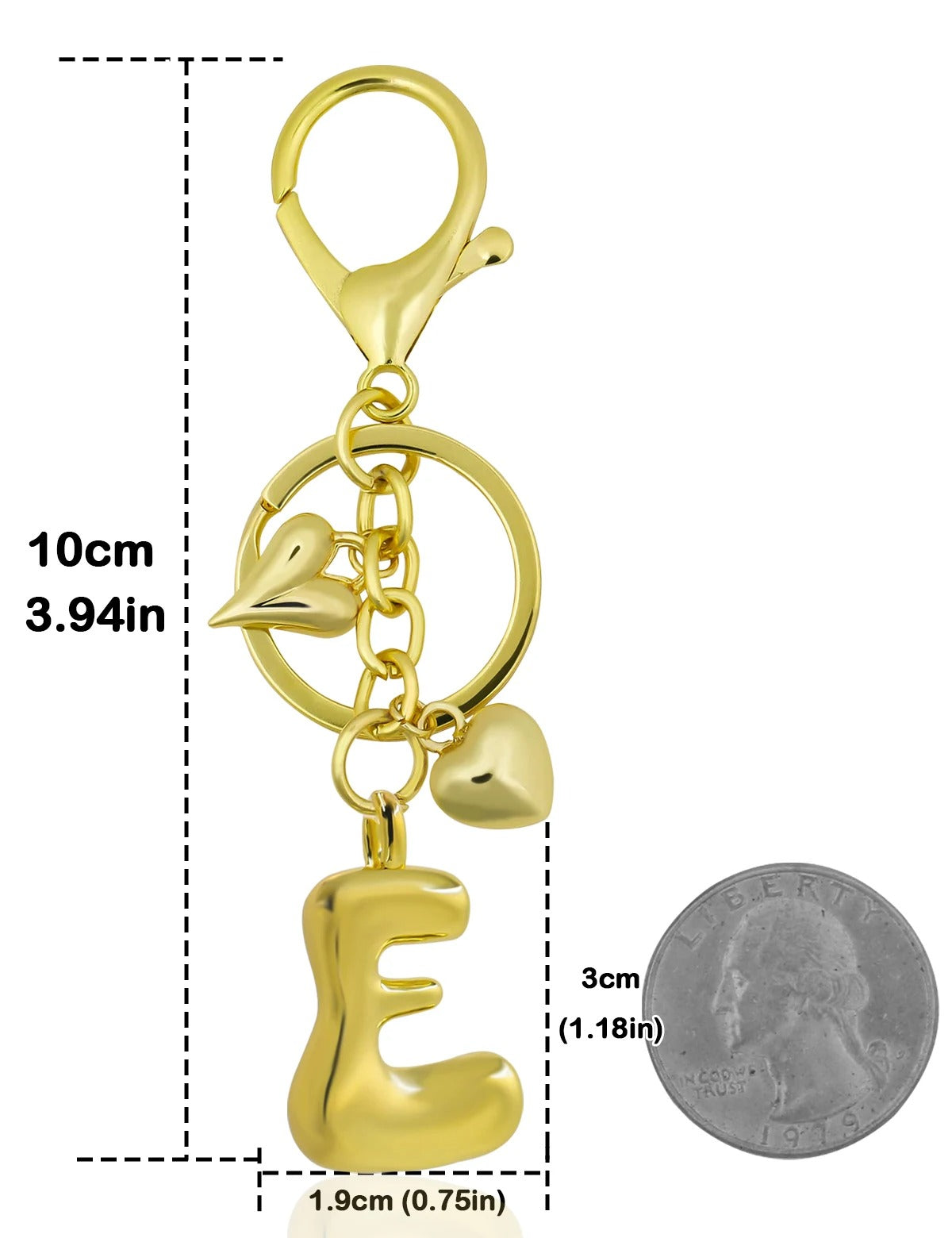 Gold Alphabet Charm✨